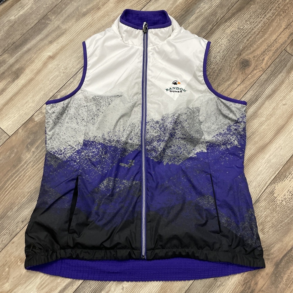 Women's Full-Zip Bandon Dunes Golf Resort Oregon Golf Vest; L